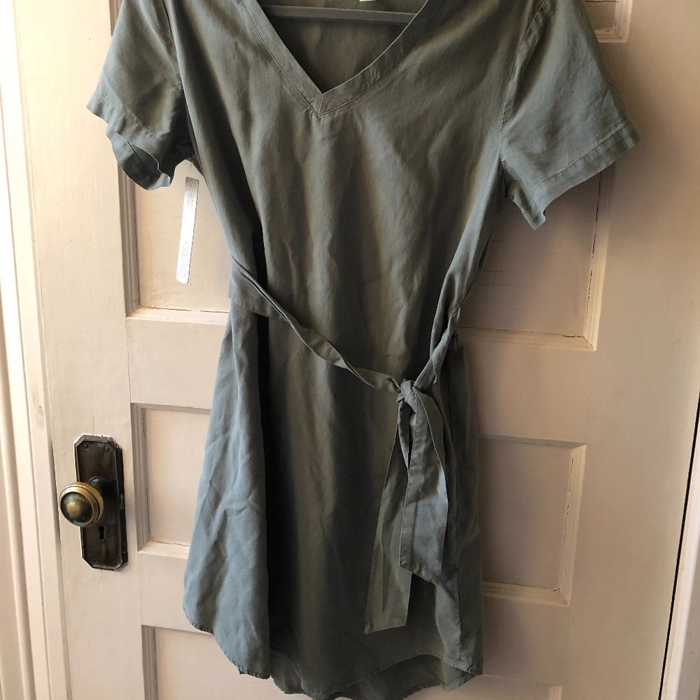 Cloth & Stone Green T-Shirt Dress - Size XS - NWT